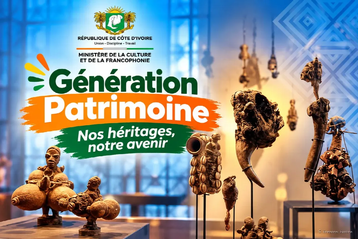 Génération Patrimoine : la jeunesse ivoirienne invitée à écrire l’avenir de ses héritages